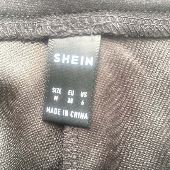 SHEIN Women’s Straight Leg Slacks with Slit at Ankle Black Size M See Pictures - Picture 4 of 7